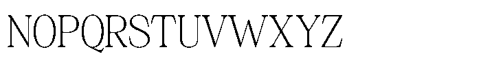 Silvera Text Extra Light Font UPPERCASE