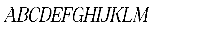 Silvera Text Italic Font UPPERCASE