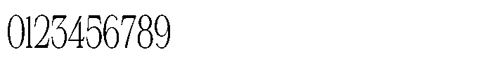 Silvera Text Light Condensed Font OTHER CHARS