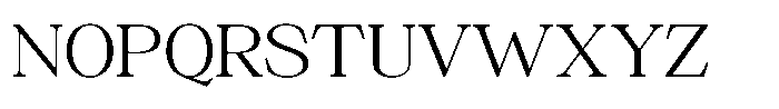 Silvera Text Light Expanded Font UPPERCASE