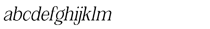 Silvera Text Light Slanted FONT