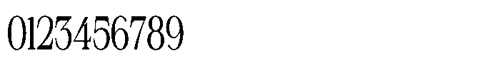 Silvera Text Medium Condensed Font OTHER CHARS