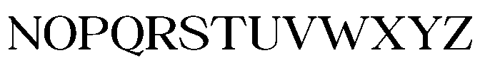 Silvera Text Medium Expanded Font UPPERCASE