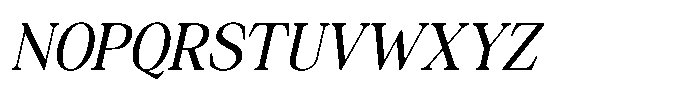 Silvera Text Medium Italic Font UPPERCASE