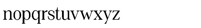 Silvera Text Regular Font LOWERCASE