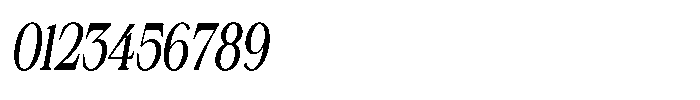 Silvera Text Semi Bold Condensed Italic Font OTHER CHARS