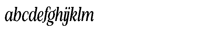Silvera Text Semi Bold Condensed Italic FONT