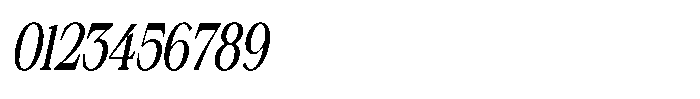 Silvera Text Semi Bold Condensed Slanted Font OTHER CHARS