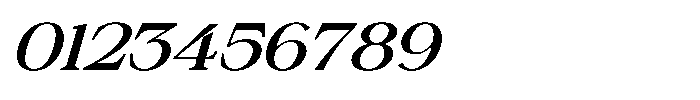 Silvera Text Semi Bold Expanded Italic Font OTHER CHARS