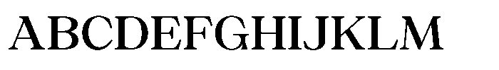 Silvera Text Semi Bold Expanded Font UPPERCASE