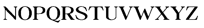 Silvera Text Semi Bold Expanded Font UPPERCASE