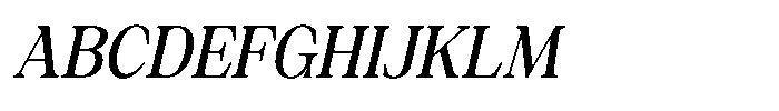 Silvera Text Semi Bold Italic Font UPPERCASE
