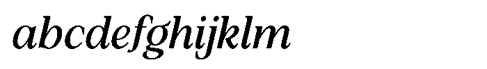 Silvera Text Semi Bold Italic FONT