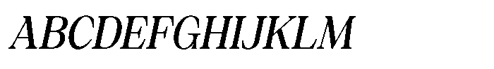 Silvera Text Semi Bold Slanted Font UPPERCASE