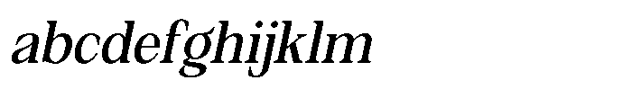 Silvera Text Semi Bold Slanted FONT