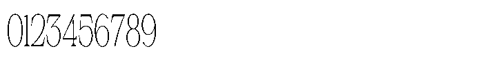 Silvera Text Thin Condensed Font OTHER CHARS