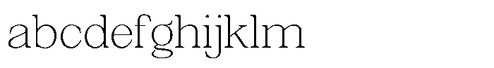 Silvera Text Thin Expanded FONT