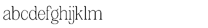 Silvera Text Thin FONT