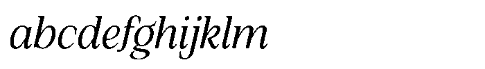 Silvera Text Variable Thin Italic FONT