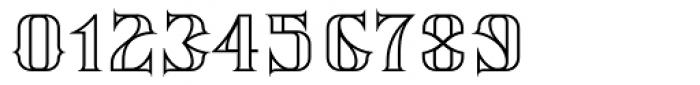 Silverblade Outline Font OTHER CHARS