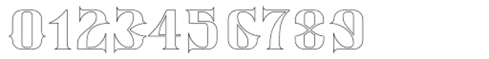 Silverblade Thinline Font OTHER CHARS