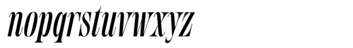 Silvermist Italic Font LOWERCASE