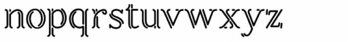 Silverspoon Regular Font LOWERCASE
