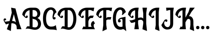 Silvestern Font UPPERCASE