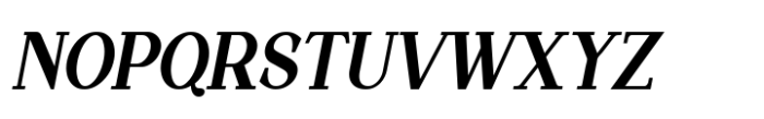 Silvex Editorial Bold Italic Font UPPERCASE