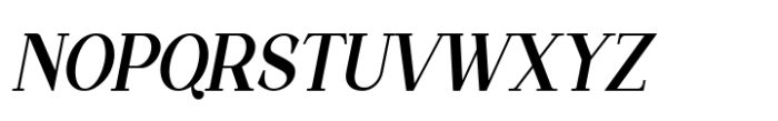 Silvex Editorial Italic Font UPPERCASE