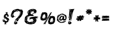 Simbiot Regular Font OTHER CHARS
