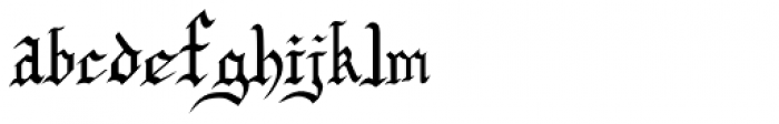Simeon's Handwritten Blackletter Font LOWERCASE