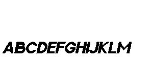 Simfoni Italic Regular Font UPPERCASE