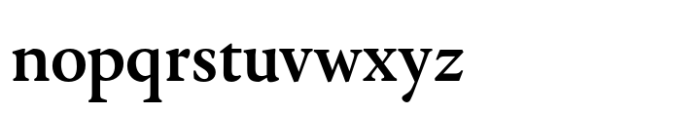 Simon Text Bold Font LOWERCASE