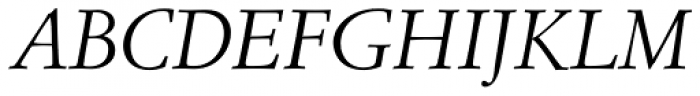 Simoncini Garamond Italic Font UPPERCASE
