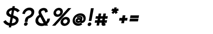 Simpatico Bold Italic Font OTHER CHARS