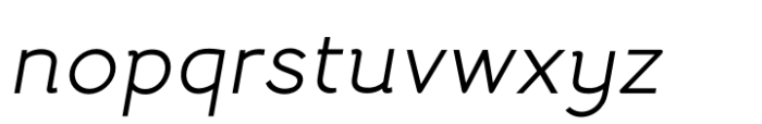Simpatico Italic Font LOWERCASE