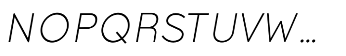 Simpatico Light Italic Font UPPERCASE