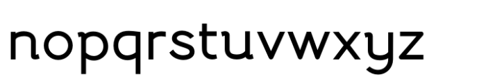 Simpatico Semibold Font LOWERCASE