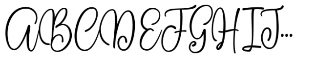 Simphony Regular Bold Font UPPERCASE