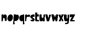 Simping of You Font LOWERCASE