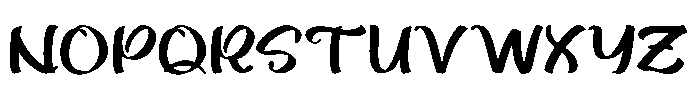 Simple Chating Regular Font UPPERCASE