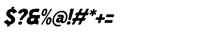 Simple Gudays Italic Font OTHER CHARS