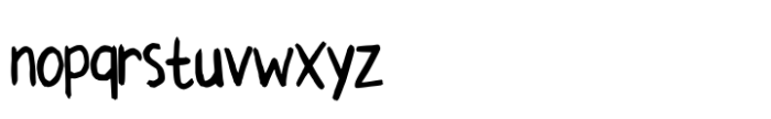 Simple Journal Font LOWERCASE