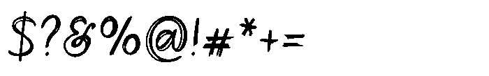 Simple Notes Bold Font OTHER CHARS