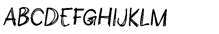 Simple Notes Bold Font UPPERCASE