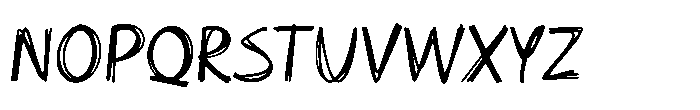 Simple Notes Bold Font UPPERCASE
