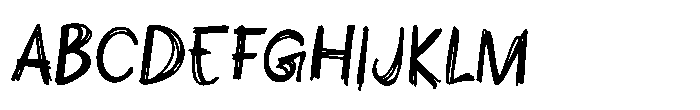 Simple Notes Extra Bold Font UPPERCASE