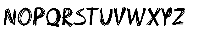 Simple Notes Extra Bold Font UPPERCASE