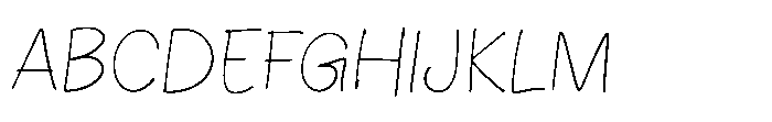 Simple Notes Light Font UPPERCASE